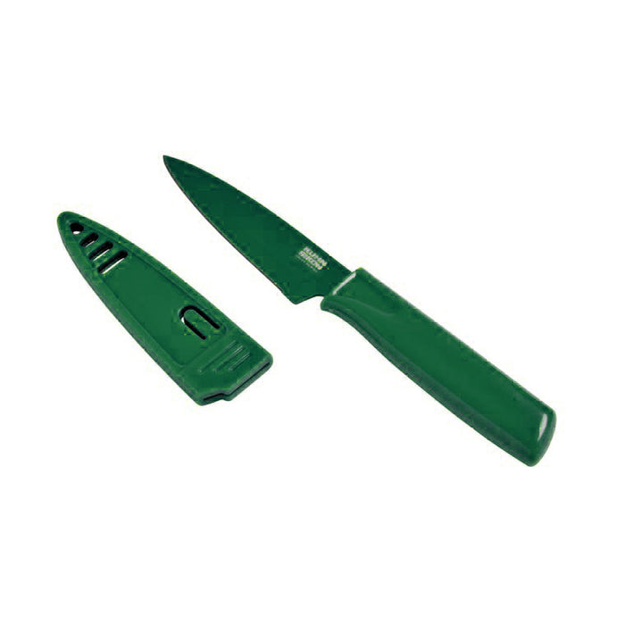 Kuhh Rikon Knife Colori Paring Knife in Forest Green