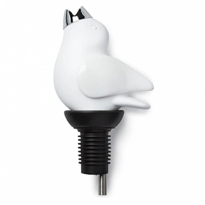 Chirpy Top Wine Pourer in White