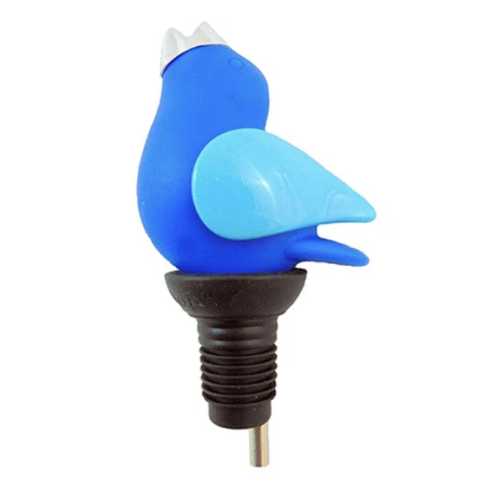 Chirpy Top Wine Pourer in Blue