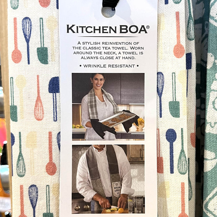 Kitchen Boa in Utensils Pattern