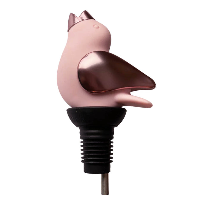 Chirpy Top Wine Pourer in Pink