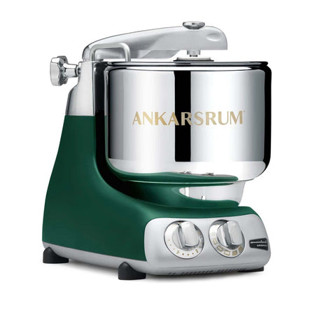 Ankarsrum stand mixer in forest green.