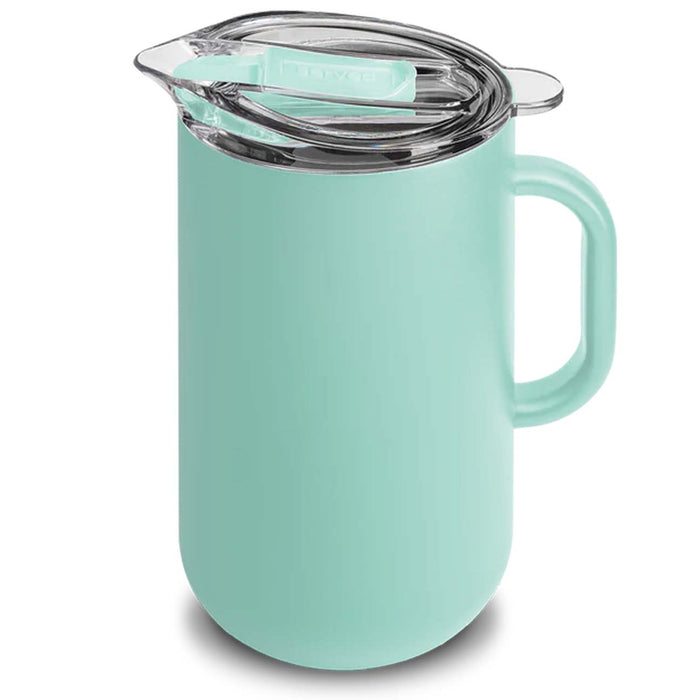 2 Liter Vacuum Sealed-Insulated s/s Pitcher in Blue Lemonade