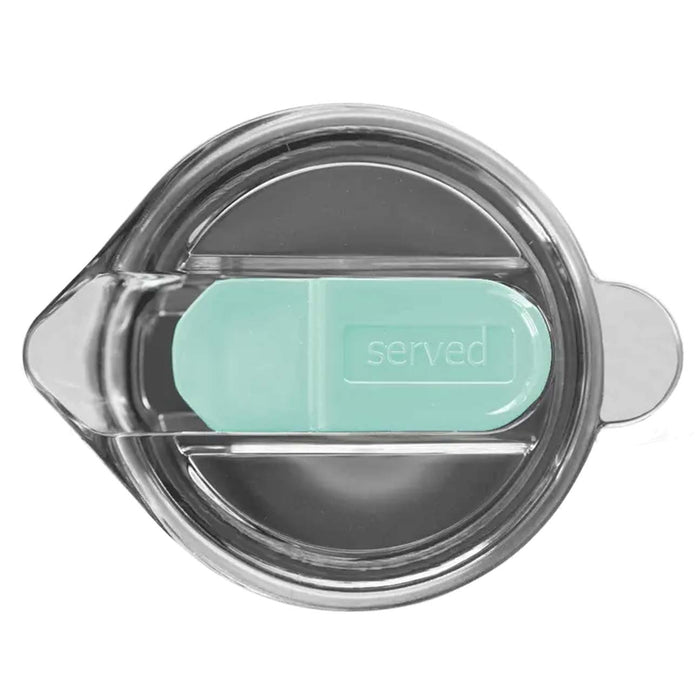 2 Liter Vacuum Sealed-Insulated s/s Pitcher in Blue Lemonade