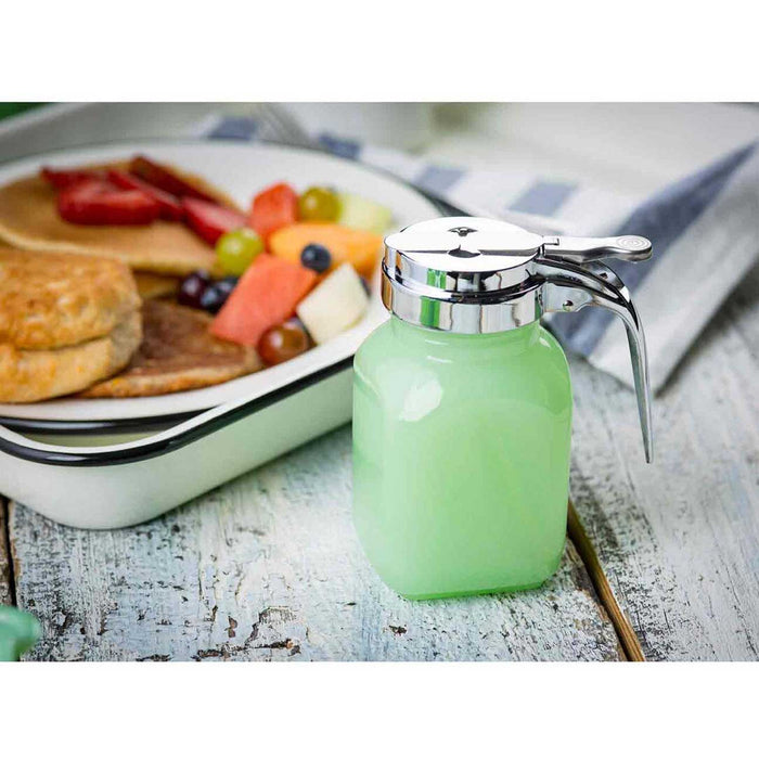 TableCraft Jadeite Syrup Dispenser