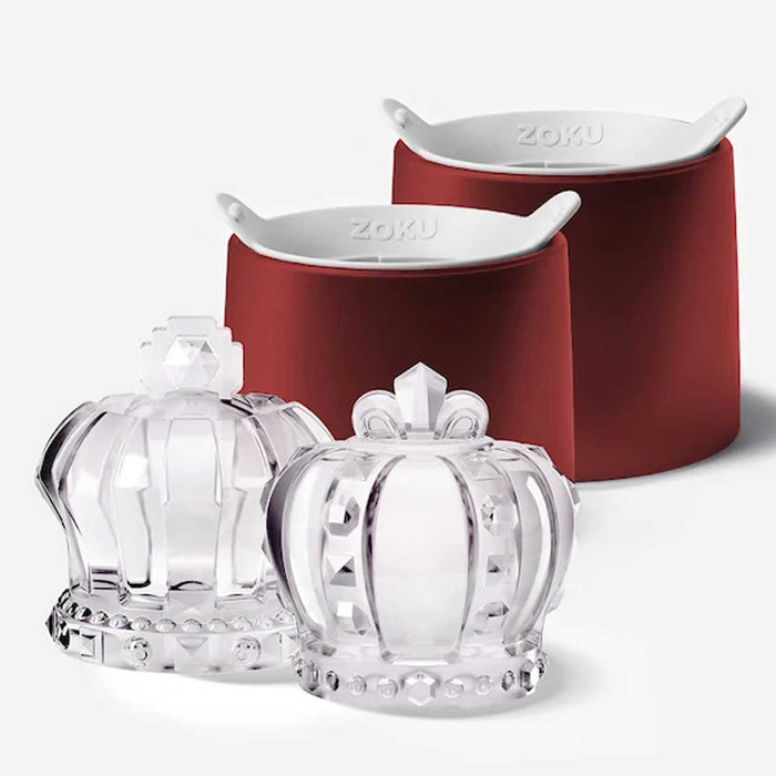 Zoku Crown Ice Mold Set - Complete With Glasses