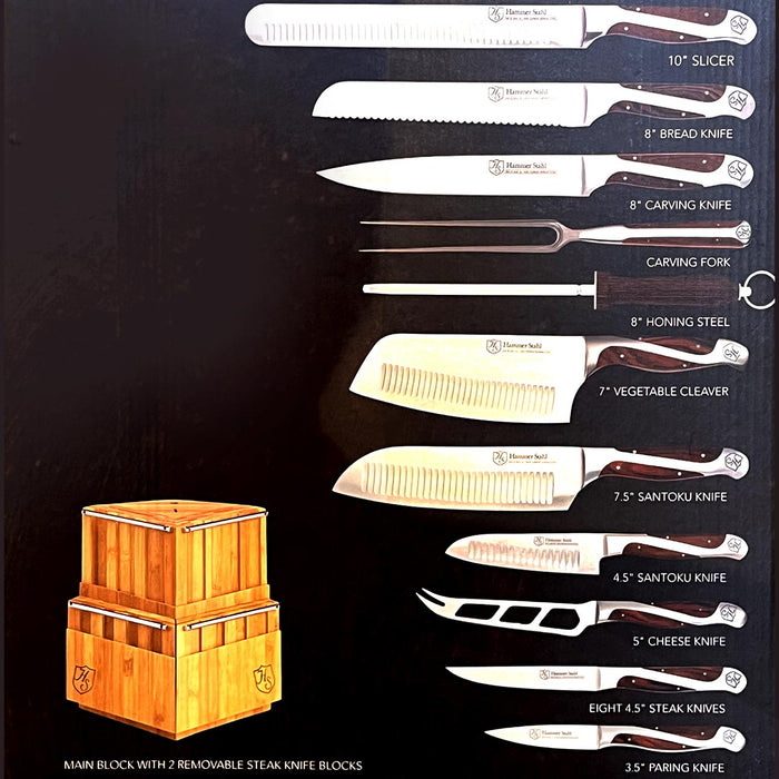 Hammer Stahl 21 Piece Classic Knife Collection Set