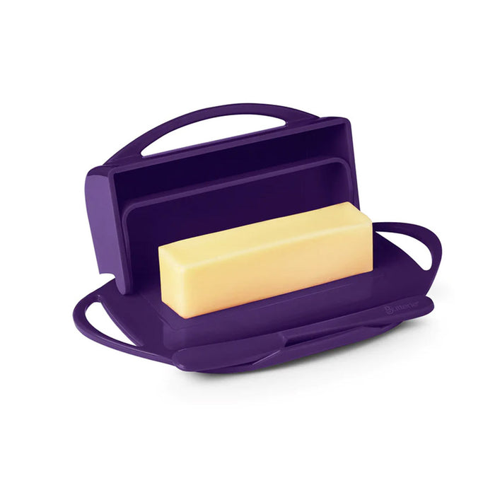 Butterie Flip-Top Butter Dish in Purple