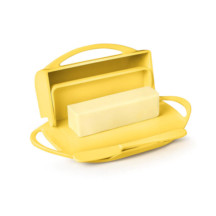 Butterie Flip-Top Butter Dish in Yellow