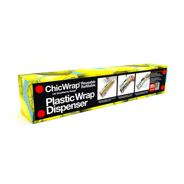 ChicWrap Plastic Wrap Dispenser  - "Lemon"