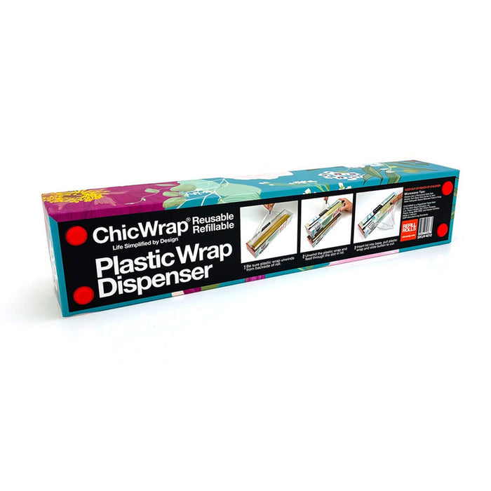 ChicWrap Plastic Wrap Dispenser  - "Spring Flowers"