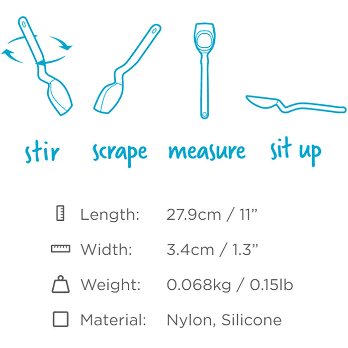 Large Supoon Scraper, Spoon & Measuring Tool in Purple