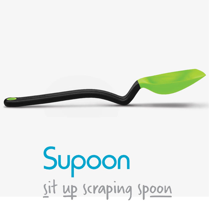 Large Supoon Scraper, Spoon & Measuring Tool in Green