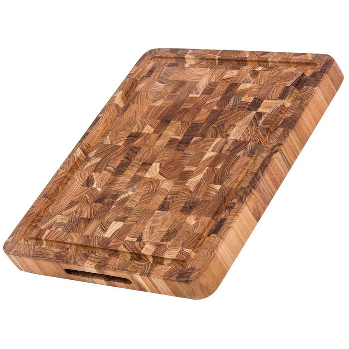 Butcher Block Artisan Cutting Board With Juice Canal
