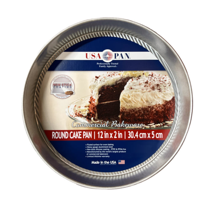 12 Inch Round Cake Pan– Whisk'd Your Kitchen Store