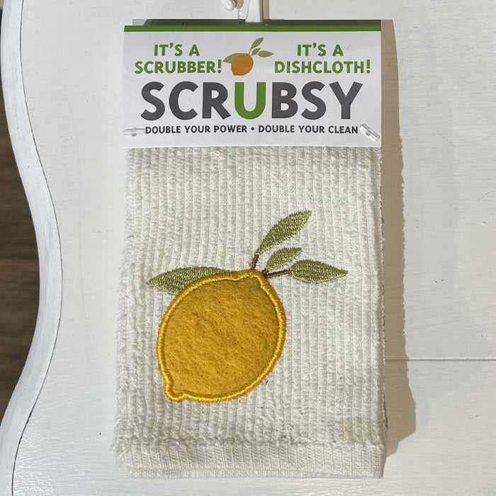 Scrubsy Lemon Hand Towel